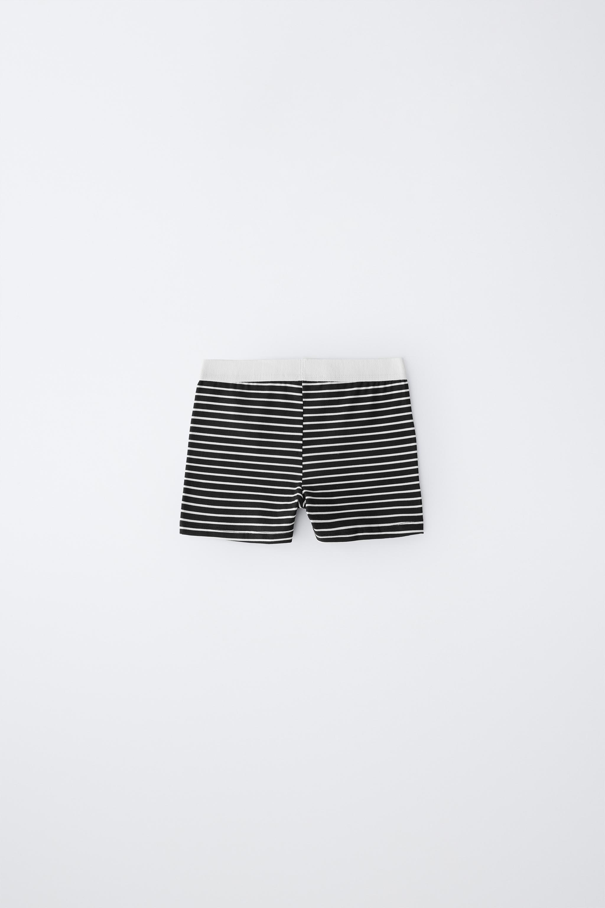 PACK DE CINQ BOXERS ÉTIQUETTE (6-14 ANS)